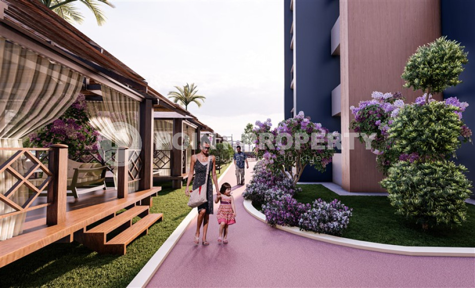 Проект на этапе котлована с квартирами 2+1, 110 м2 в районе Томюк в Мерсине-id-1975-фото-17