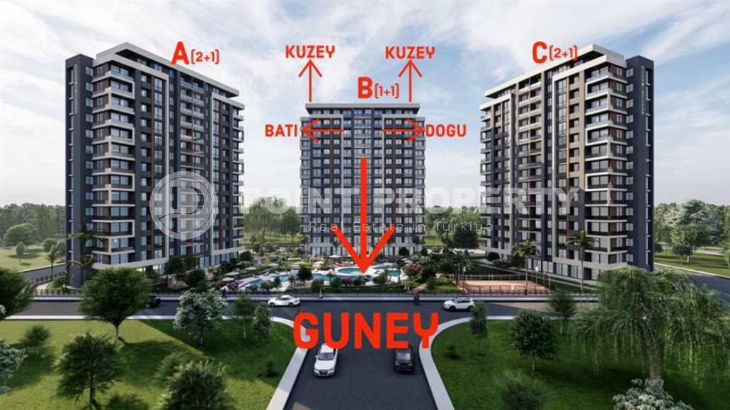 New project by the sea with apartments of 60 - 120 sq.m in Mersin, Arpacbakhshis.-id-1976-photo-21