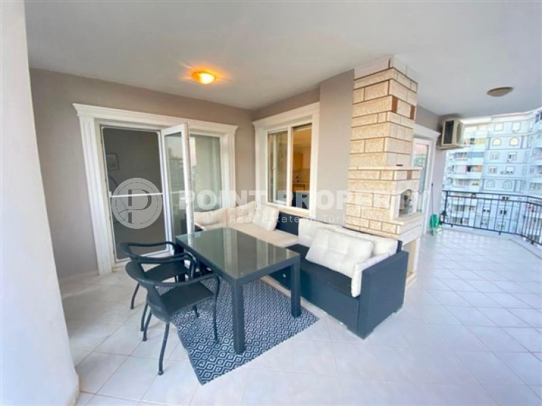 Готовая к проживанию, квартира с двумя спальнями, 105м², с видом на горы в районе Алании Тосмур-id-1980-фото-9