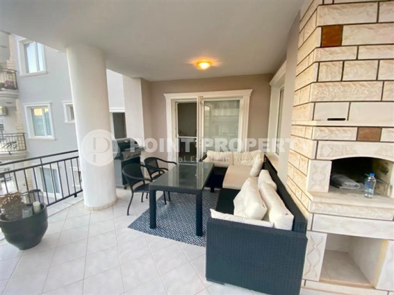 Готовая к проживанию, квартира с двумя спальнями, 105м², с видом на горы в районе Алании Тосмур-id-1980-фото-10