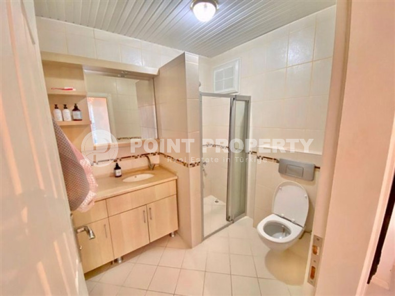 Готовая к проживанию, квартира с двумя спальнями, 105м², с видом на горы в районе Алании Тосмур-id-1980-фото-16