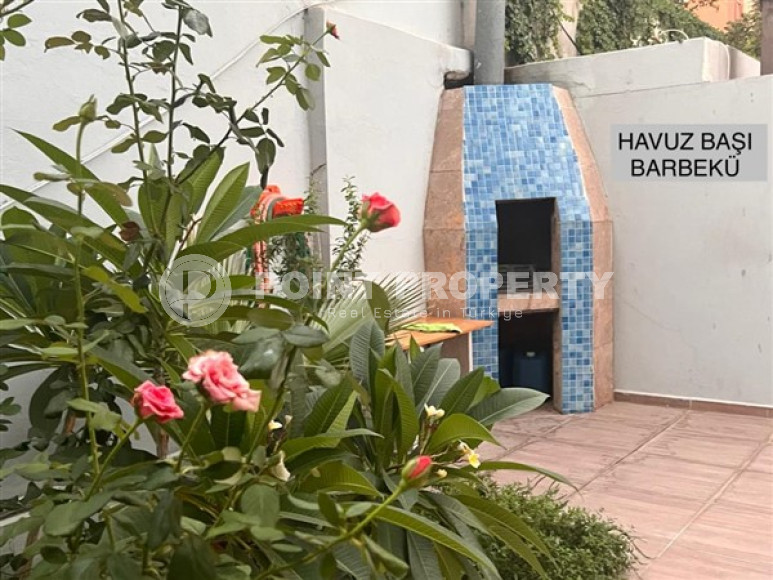 Меблированная квартира 1+1, 50м², в самом сердце Алании в комплексе с инфраструктурой-id-1983-фото-24