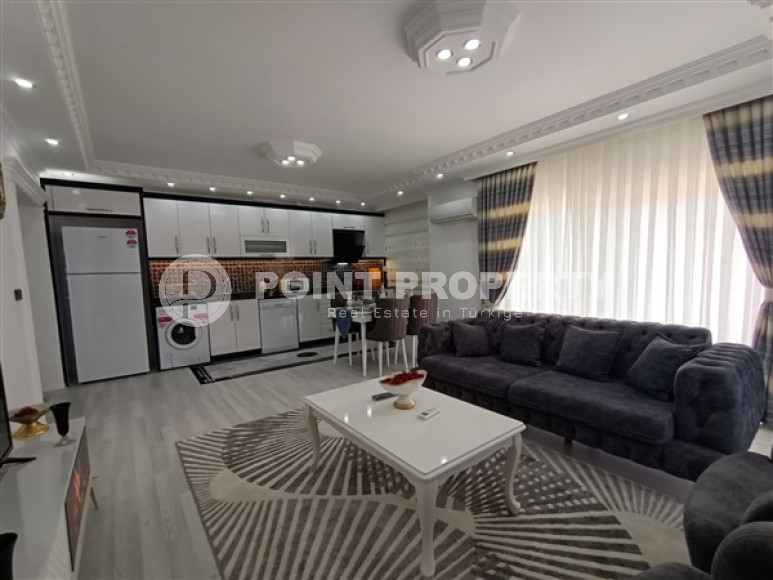 Дизайнерская трехкомнатная квартира, 120м², в западной части Махмутлара в 350м от Средиземного моря-id-1987-фото-2