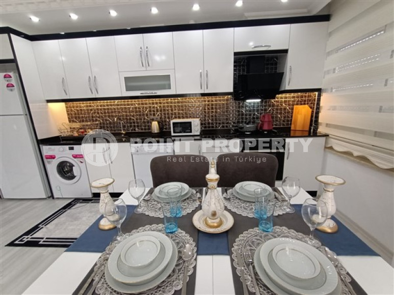 Дизайнерская трехкомнатная квартира, 120м², в западной части Махмутлара в 350м от Средиземного моря-id-1987-фото-3