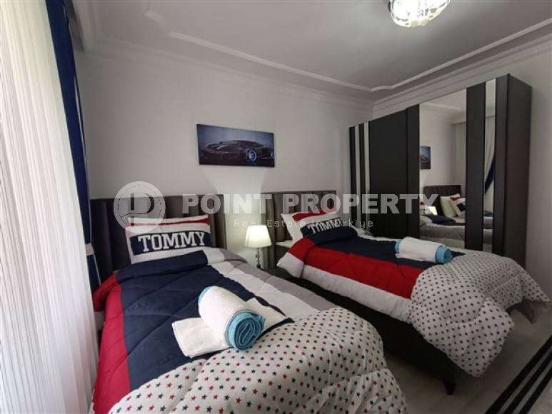 Дизайнерская трехкомнатная квартира, 120м², в западной части Махмутлара в 350м от Средиземного моря-id-1987-фото-14