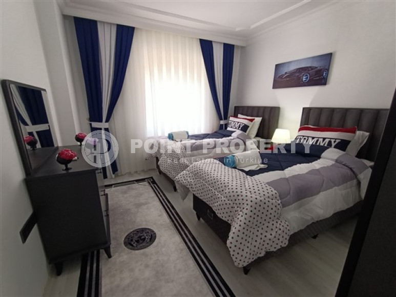 Дизайнерская трехкомнатная квартира, 120м², в западной части Махмутлара в 350м от Средиземного моря-id-1987-фото-15