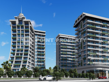 One bedroom apartment, 54m², in a luxury complex under construction in the Mahmutlar area-id-1989-photo-1