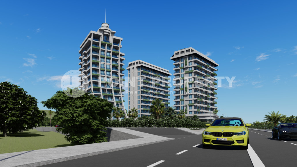 One bedroom apartment, 54m², in a luxury complex under construction in the Mahmutlar area-id-1989-photo-3