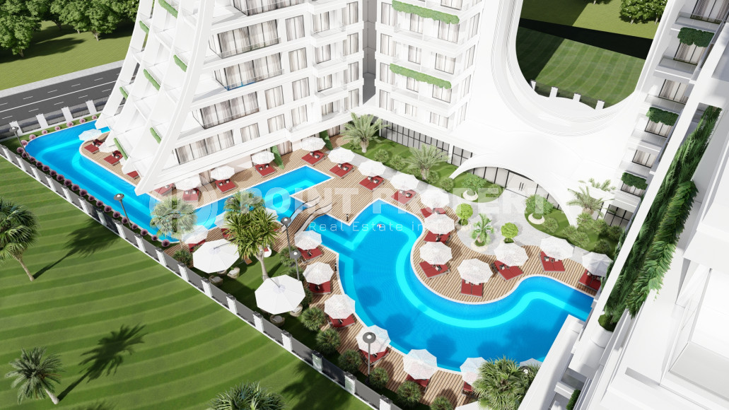 One bedroom apartment, 54m², in a luxury complex under construction in the Mahmutlar area-id-1989-photo-8