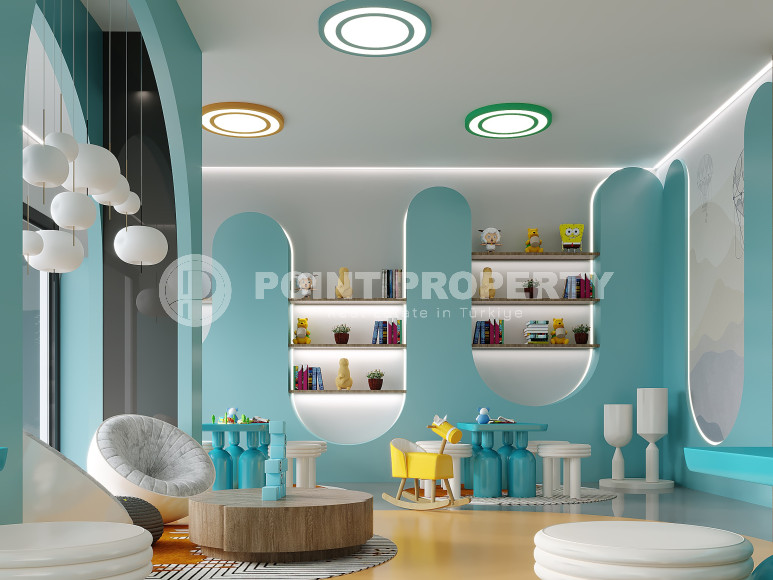 One bedroom apartment, 54m², in a luxury complex under construction in the Mahmutlar area-id-1989-photo-9