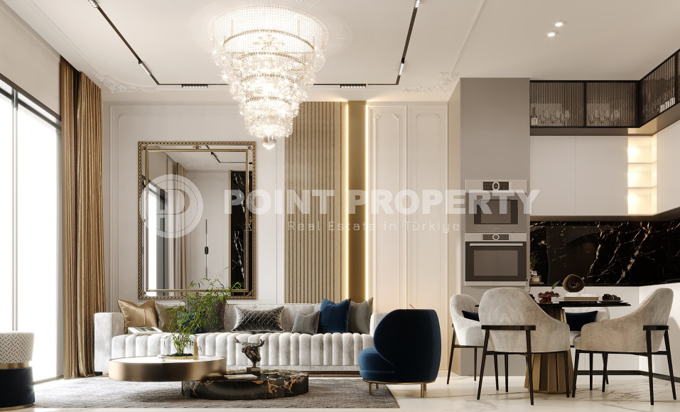 One bedroom apartment, 54m², in a luxury complex under construction in the Mahmutlar area-id-1989-photo-10