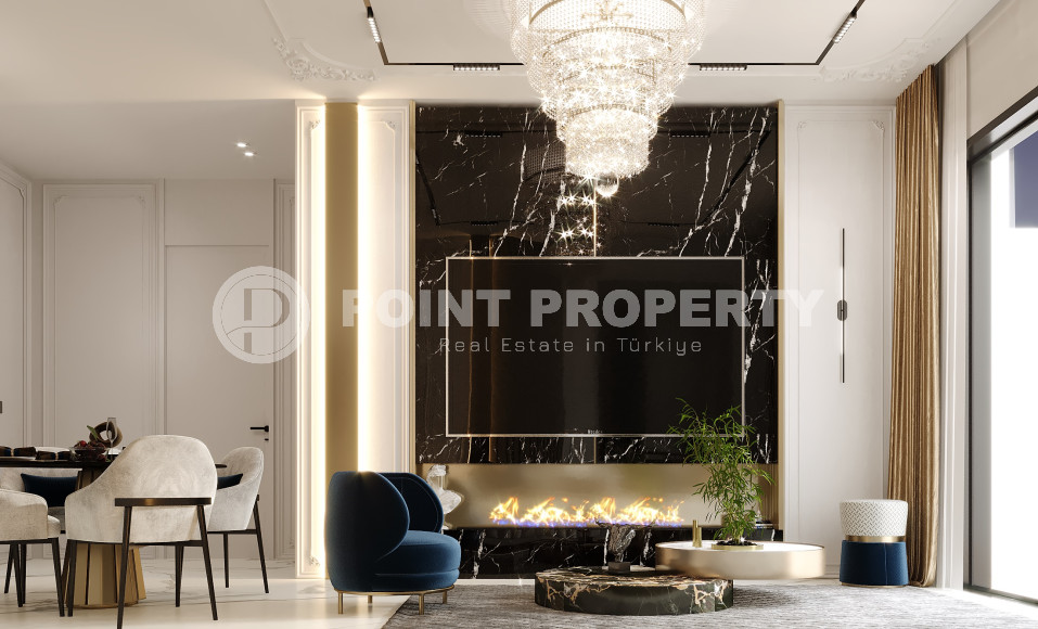 One bedroom apartment, 54m², in a luxury complex under construction in the Mahmutlar area-id-1989-photo-11