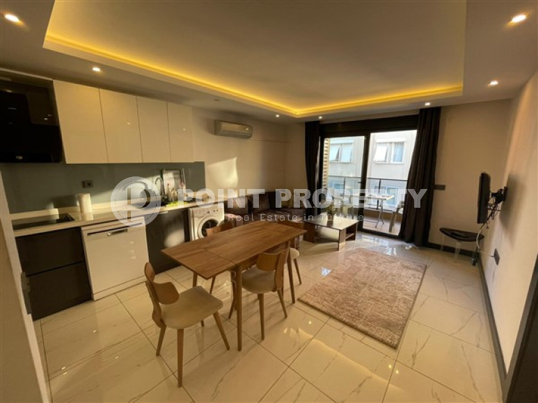 Квартира с одной спальней, 55м², в новом комплексе с инфраструктурой в центре Алании-id-1990-фото-3