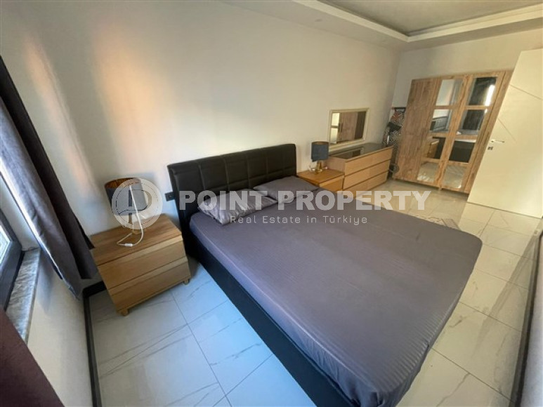 Квартира с одной спальней, 55м², в новом комплексе с инфраструктурой в центре Алании-id-1990-фото-7