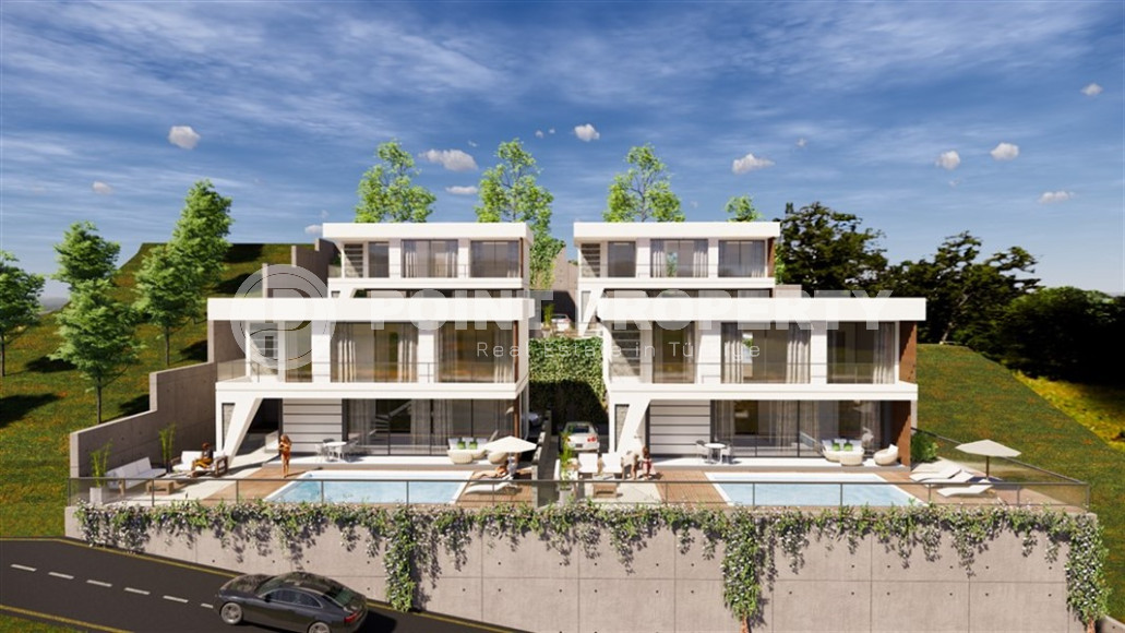 Luxury villas in the elite Bektash area, overlooking the Alanya fortress. Built in 2022.-id-1143-photo-2