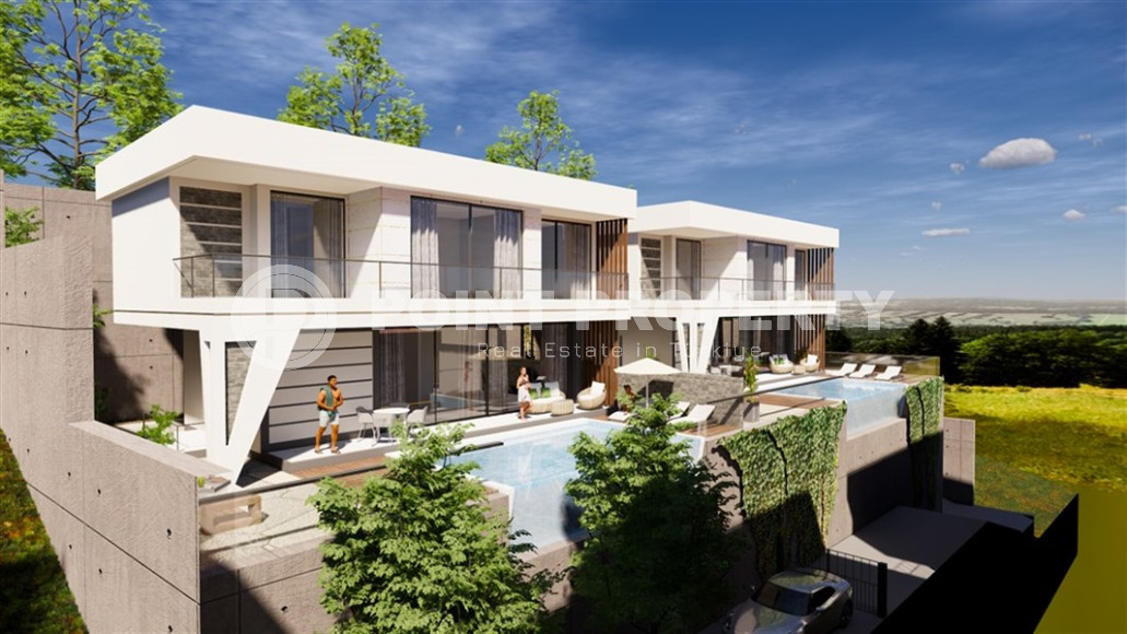 Luxury villas in the elite Bektash area, overlooking the Alanya fortress. Built in 2022.-id-1143-photo-3