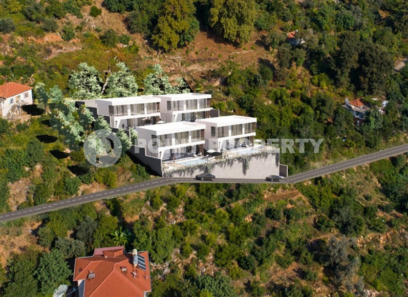 Luxury villas in the elite Bektash area, overlooking the Alanya fortress. Built in 2022.-id-1143-photo-4