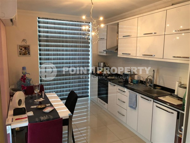 Квартира 2+1, 110м², в комплексе с отличной инфраструктурой в 250м от моря в районе Алании Кестель-id-1992-фото-14