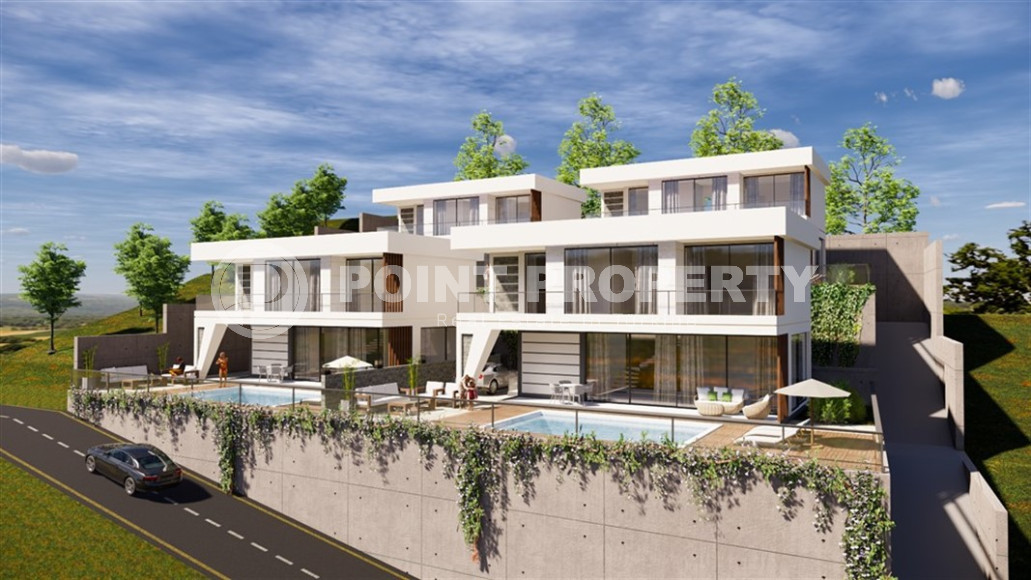 Luxury villas in the elite Bektash area, overlooking the Alanya fortress. Built in 2022.-id-1143-photo-6