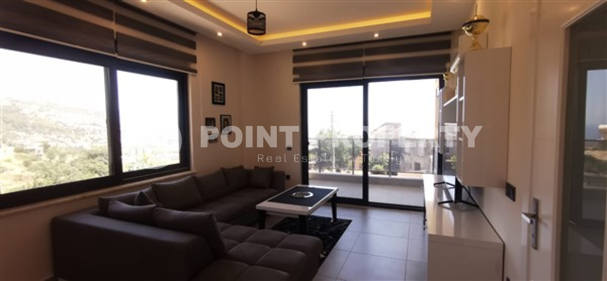 Furnished duplex 2+1 with separate kitchen, 120m², with stunning views in Alanya Tepe area-id-1994-photo-6