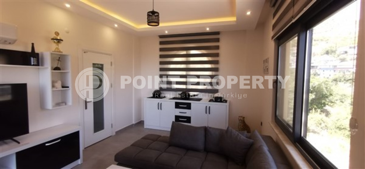 Furnished duplex 2+1 with separate kitchen, 120m², with stunning views in Alanya Tepe area-id-1994-photo-9