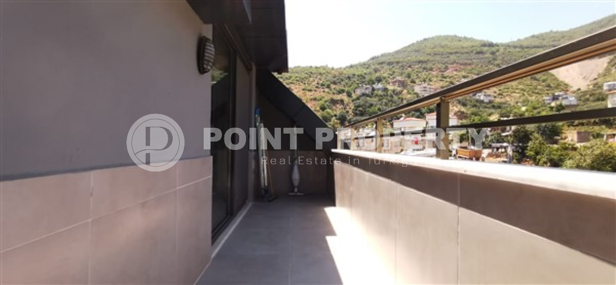 Furnished duplex 2+1 with separate kitchen, 120m², with stunning views in Alanya Tepe area-id-1994-photo-27