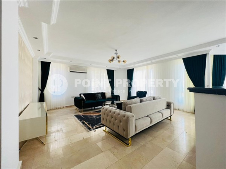 Spacious four bedroom penthouse, 200m², in a cozy complex in Oba, Alanya-id-1995-photo-5