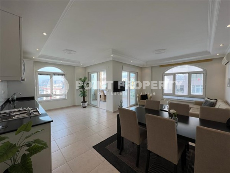 Трехкомнатная квартира, 120м², в уютной резиденции с бассейном в 300м от моря в районе Алании Тосмур-id-2007-фото-5