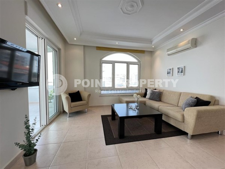 Трехкомнатная квартира, 120м², в уютной резиденции с бассейном в 300м от моря в районе Алании Тосмур-id-2007-фото-7