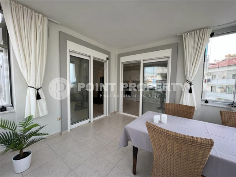 Трехкомнатная квартира, 120м², в уютной резиденции с бассейном в 300м от моря в районе Алании Тосмур-id-2007-фото-10