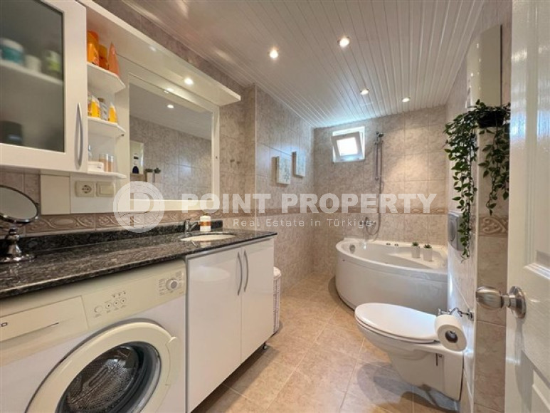 Трехкомнатная квартира, 120м², в уютной резиденции с бассейном в 300м от моря в районе Алании Тосмур-id-2007-фото-14