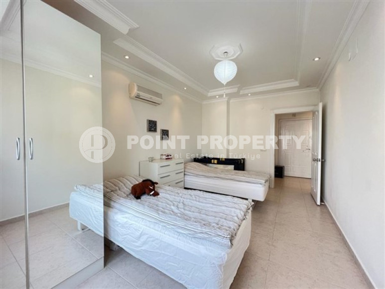 Трехкомнатная квартира, 120м², в уютной резиденции с бассейном в 300м от моря в районе Алании Тосмур-id-2007-фото-17