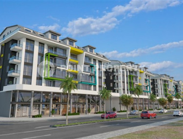 Стильная квартира 1+1, 50м², в новом комплексе премиум класса с собственным пляжем в Каргыджаке, Алания-id-2010-фото-2