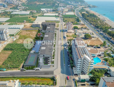 Стильная квартира 1+1, 50м², в новом комплексе премиум класса с собственным пляжем в Каргыджаке, Алания-id-2010-фото-3