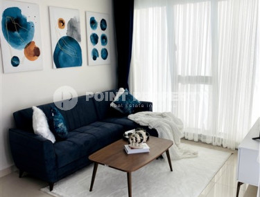 Стильная квартира 1+1, 50м², в новом комплексе премиум класса с собственным пляжем в Каргыджаке, Алания-id-2010-фото-5