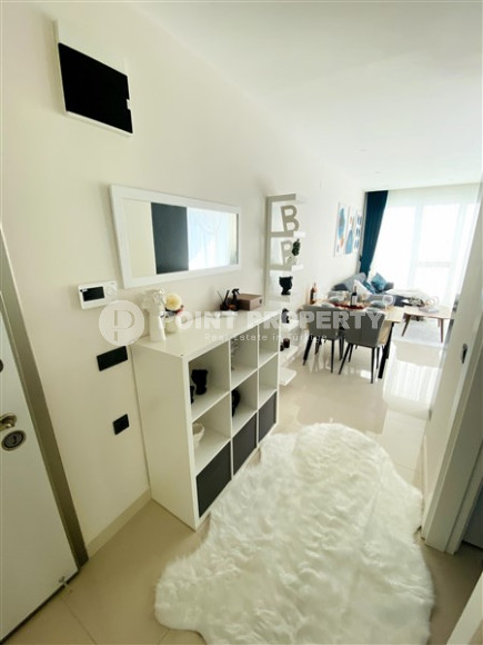 Стильная квартира 1+1, 50м², в новом комплексе премиум класса с собственным пляжем в Каргыджаке, Алания-id-2010-фото-6