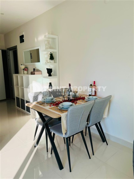 Стильная квартира 1+1, 50м², в новом комплексе премиум класса с собственным пляжем в Каргыджаке, Алания-id-2010-фото-11