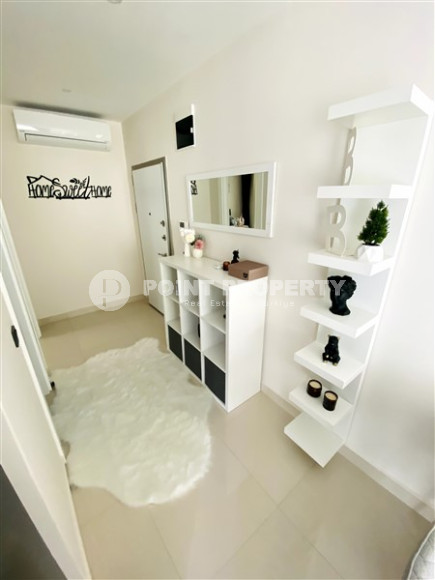 Стильная квартира 1+1, 50м², в новом комплексе премиум класса с собственным пляжем в Каргыджаке, Алания-id-2010-фото-13