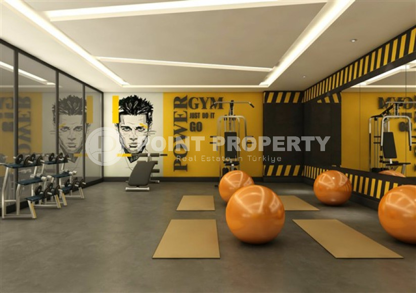 Стильная квартира 1+1, 50м², в новом комплексе премиум класса с собственным пляжем в Каргыджаке, Алания-id-2010-фото-28