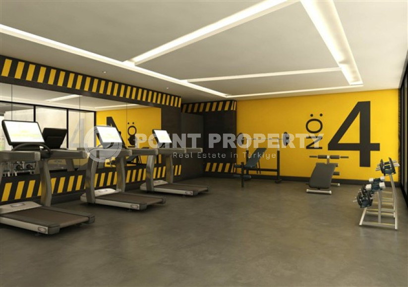 Стильная квартира 1+1, 50м², в новом комплексе премиум класса с собственным пляжем в Каргыджаке, Алания-id-2010-фото-29