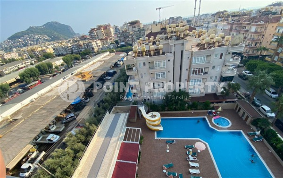 One bedroom apartment, 50m², with furniture and household appliances in an elite residence in the center of Alanya-id-2011-photo-9