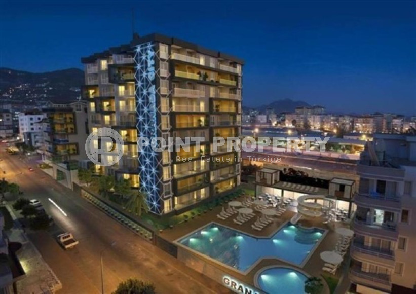 One bedroom apartment, 50m², with furniture and household appliances in an elite residence in the center of Alanya-id-2011-photo-13