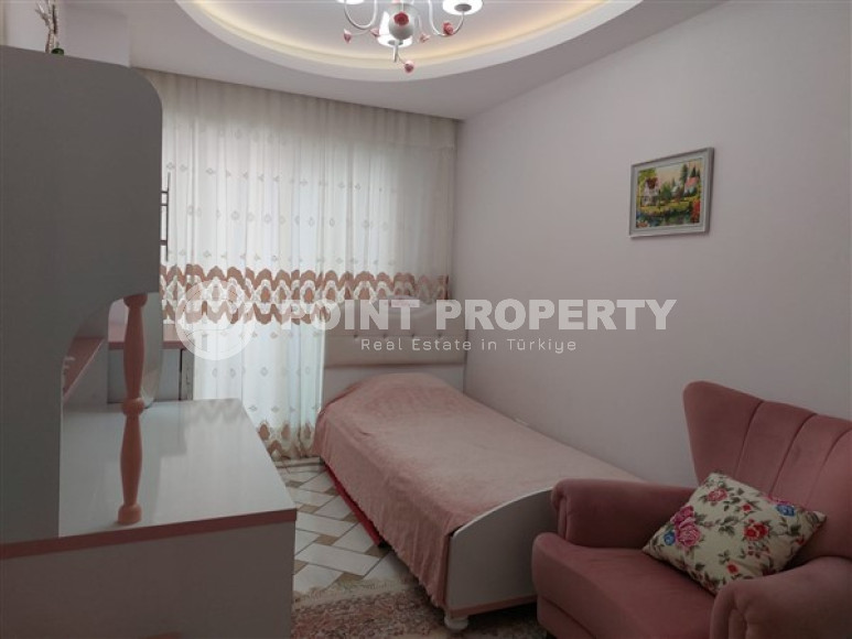 Alanya center: furnished apartment 2+1, 100m², in a cozy complex near Damlatas beach-id-2012-photo-10