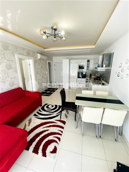 Просторная двухкомнатная квартира, 60м², в уютном комплексе в Кестеле, Алания, в 50м от моря-id-2014-фото-3