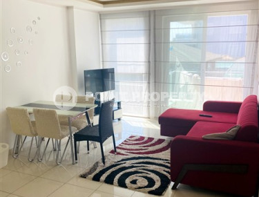 Просторная двухкомнатная квартира, 60м², в уютном комплексе в Кестеле, Алания, в 50м от моря-id-2014-фото-4