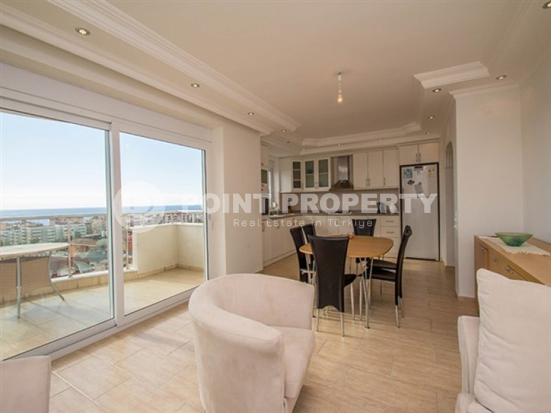 View three-room apartment, 110 m², with furniture and household appliances near Cleopatra Beach, Alanya-id-2015-photo-6