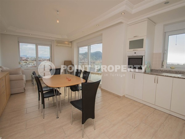 View three-room apartment, 110 m², with furniture and household appliances near Cleopatra Beach, Alanya-id-2015-photo-8