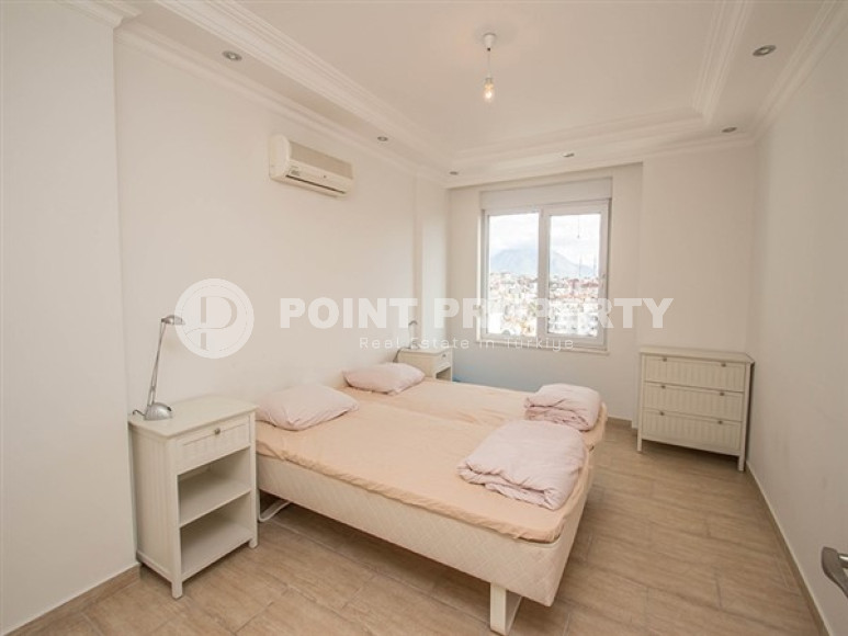 View three-room apartment, 110 m², with furniture and household appliances near Cleopatra Beach, Alanya-id-2015-photo-18