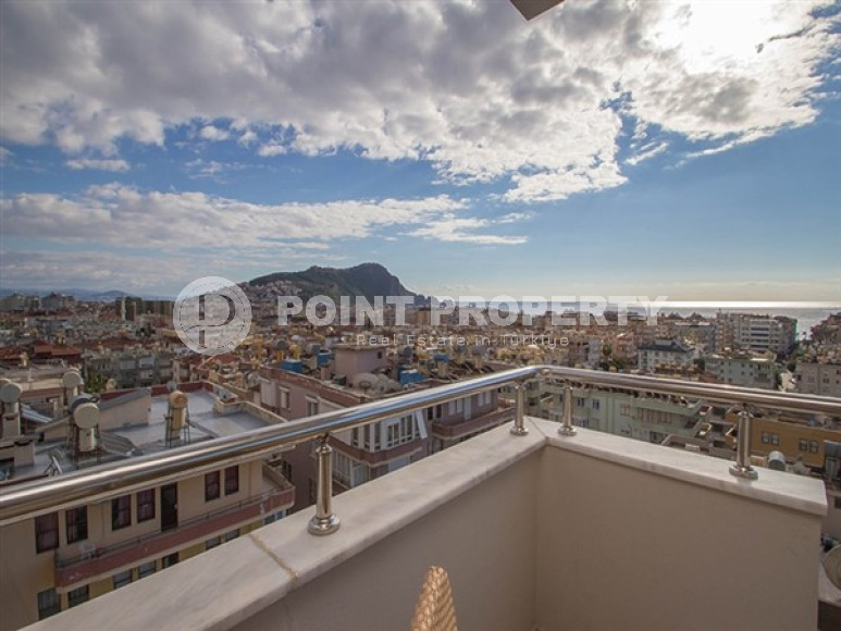 View three-room apartment, 110 m², with furniture and household appliances near Cleopatra Beach, Alanya-id-2015-photo-20