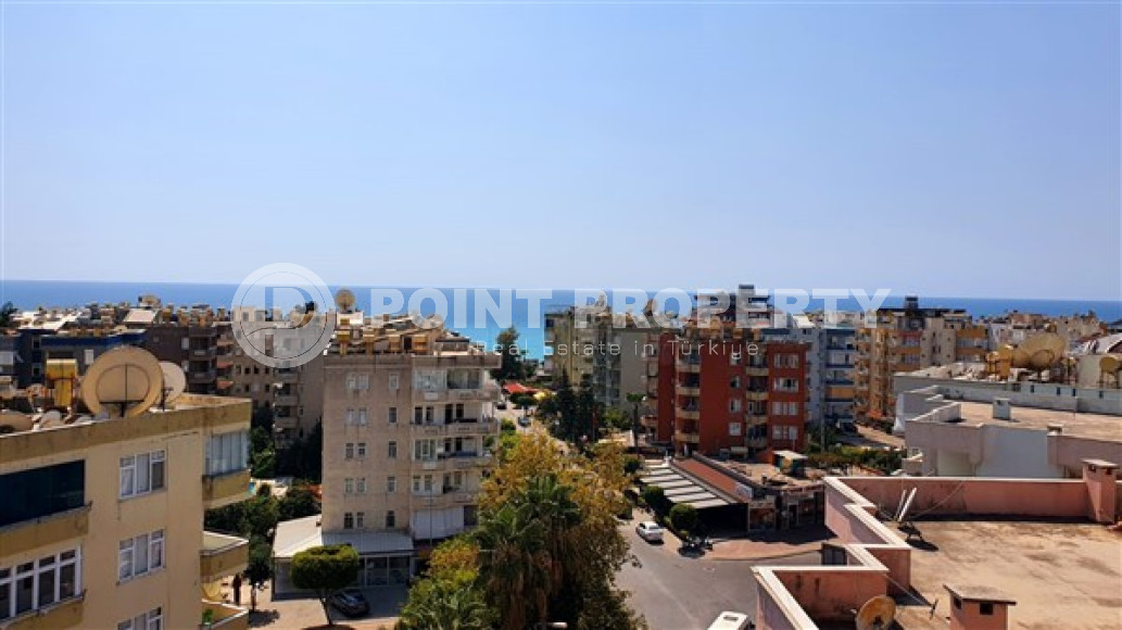 Квартира с двумя спальнями, 110м², с видом на море и горы на центральной улице в районе Алании Тосмур-id-2019-фото-10